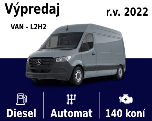 AKCIA Mercedes-Benz Sprinter L2H2 2,2 diesel / automat