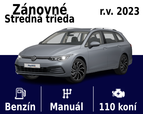 AKCIA Volkswagen Golf Variant Life 1.0 TSI / Manuál, zánovné