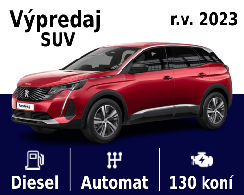 AKCIA Peugeot 3008 Allure Pack 1.5 diesel / automat
