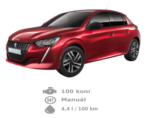 Peugeot 208 1.2 benzín / manuál, r.v. 2022