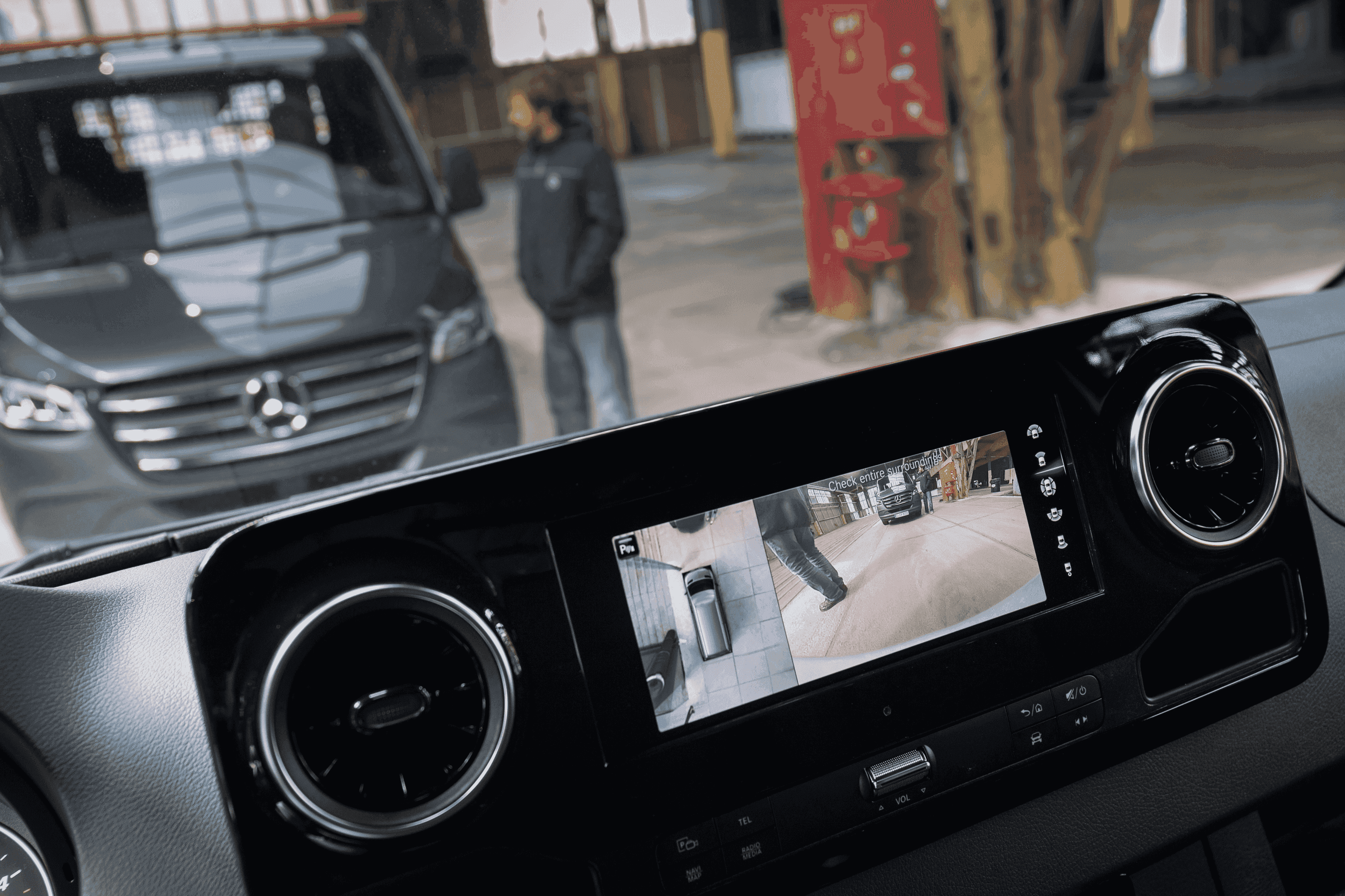 Interiér dodávky Mercedes-Benz Sprinter na dlhodobý prenájom.