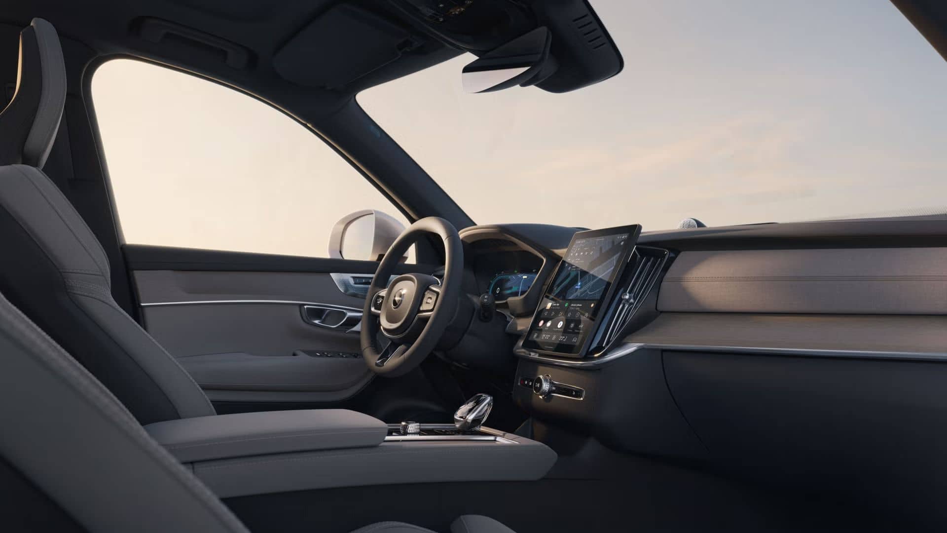 Interiér auta Volvo XC90 na dlhodobý prenájom.