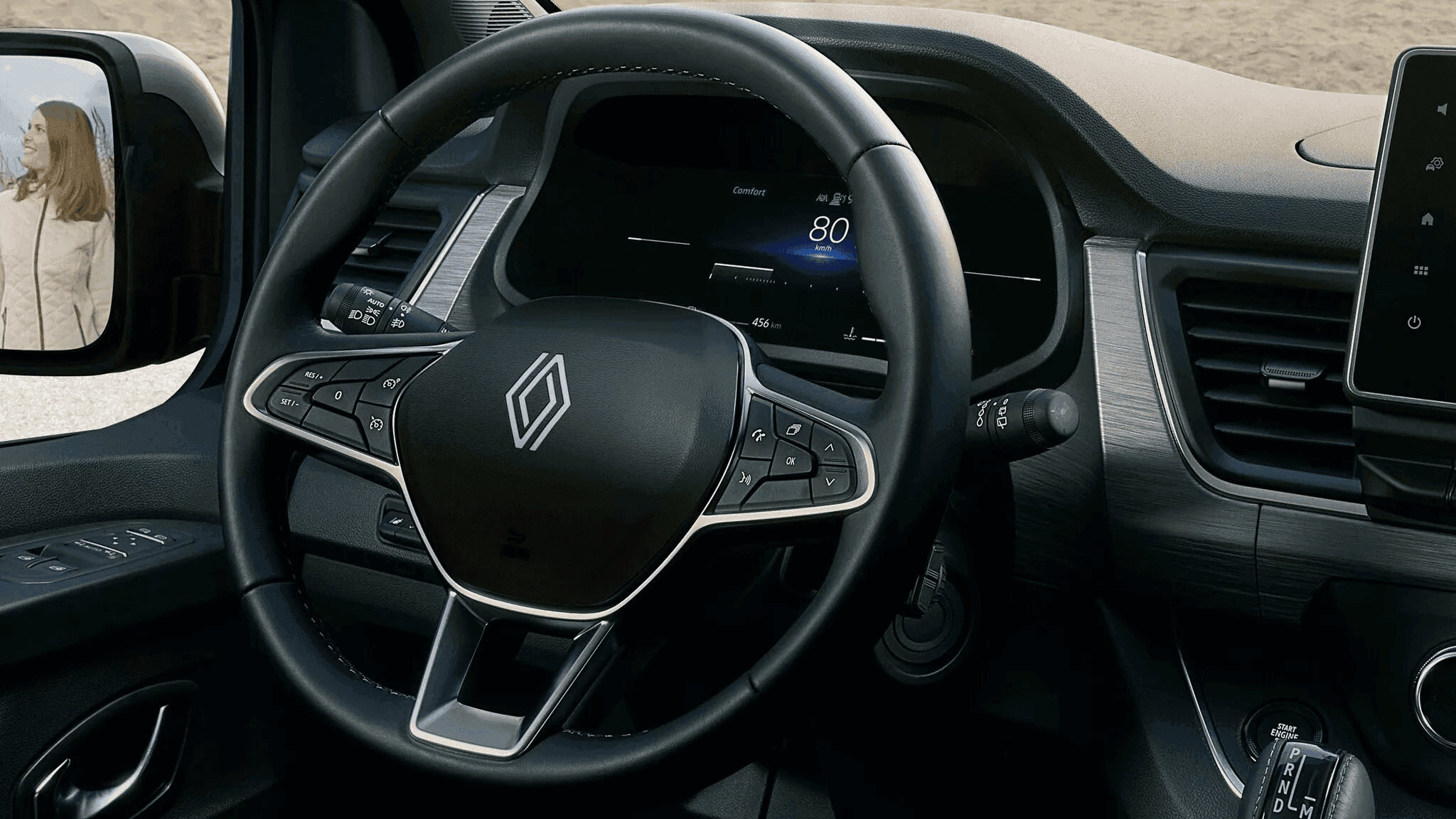 Volant auta Renault Trafic na dlhodobý prenájom.