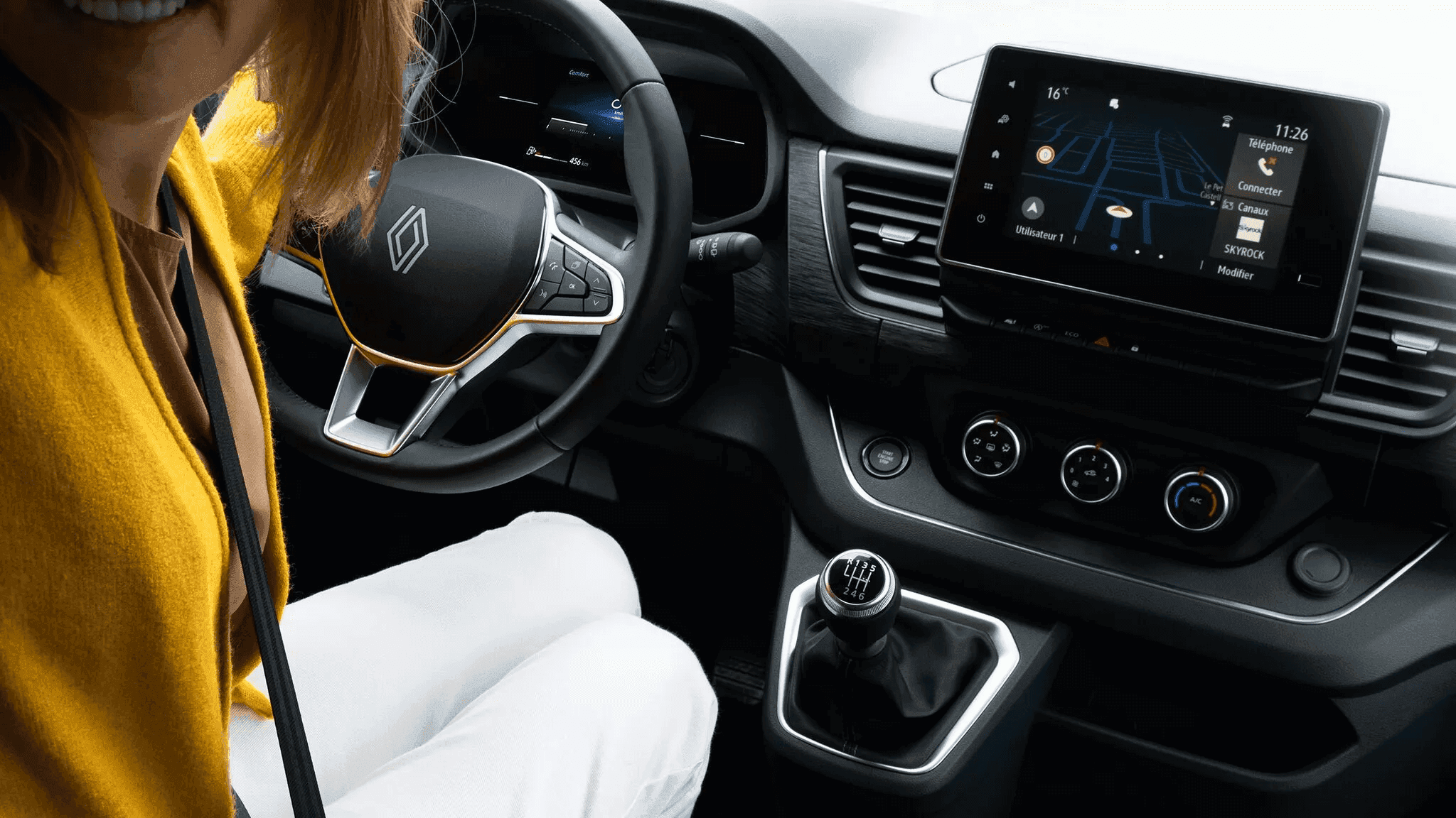 Výbava auta Renault Trafic na dlhodobý prenájom.