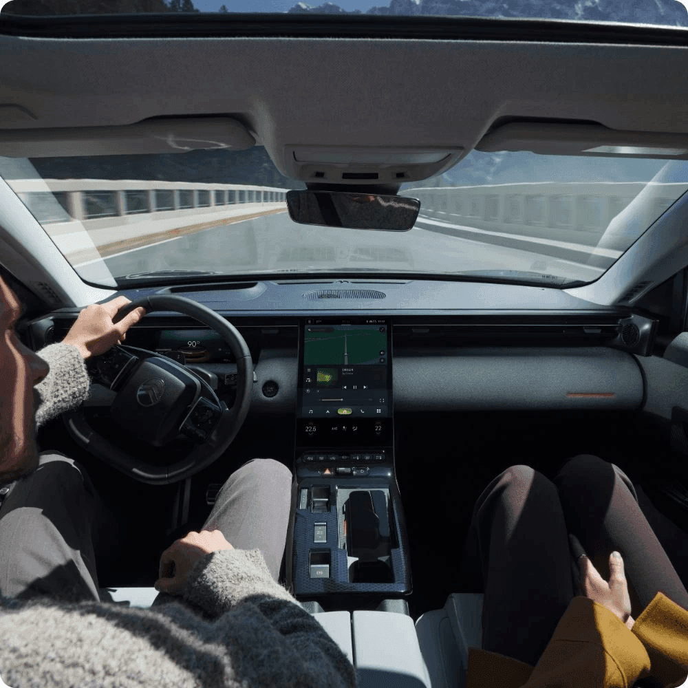 Interiér auta Citroen C5 Aircross Max na dlhodobý prenájom.