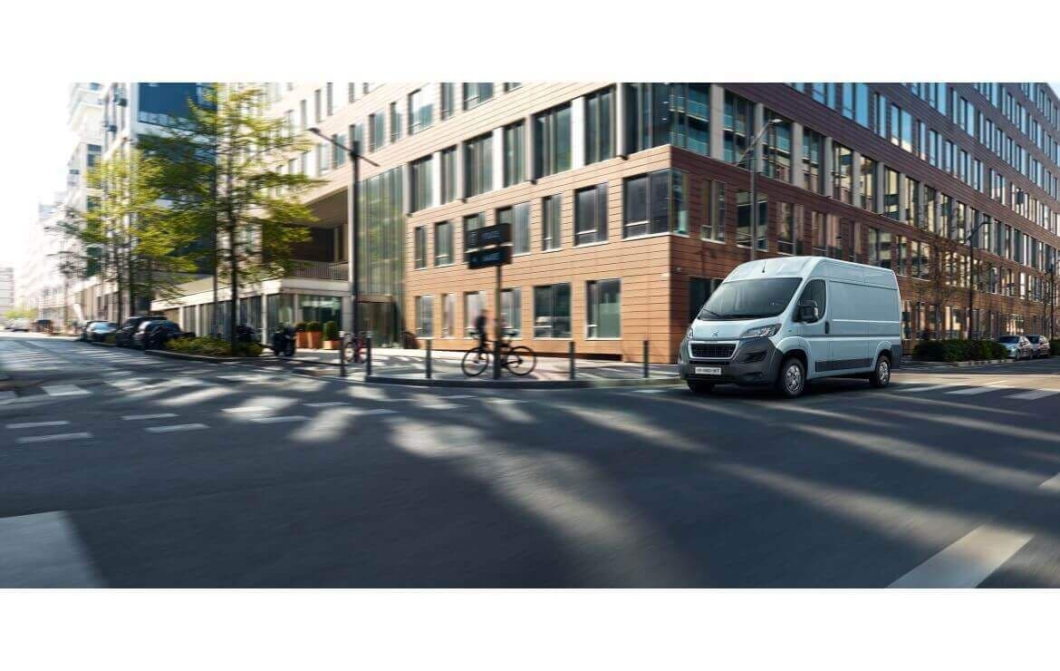 Exteriér dodávky Peugeot Boxer na dlhodobý prenájom.