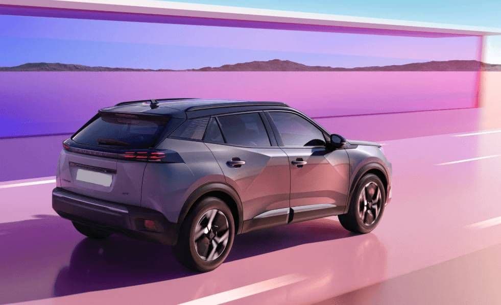 Exteriér auta Peugeot 2008 na dlhodobý prenájom.