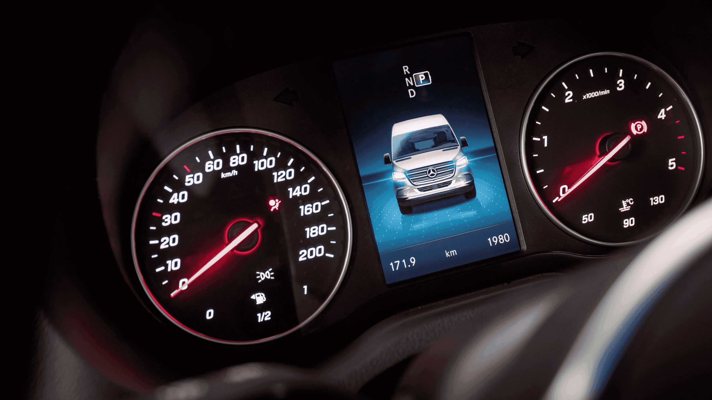 Detail auta Mercedes-Benz Sprinter na dlhodobý prenájom.