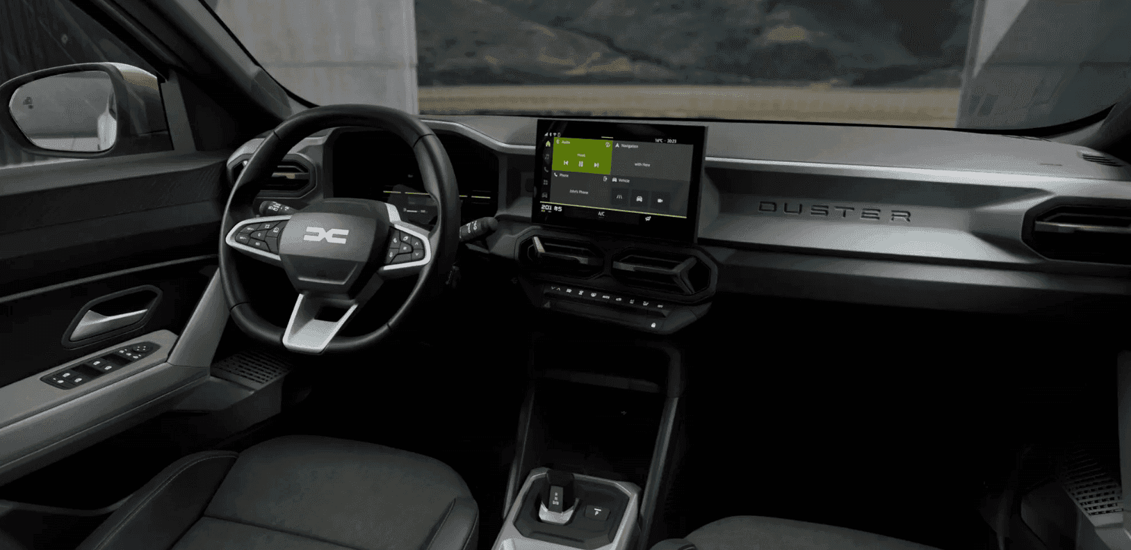 Interiér auta Dacia Duster Extreme na dlhodobý prenájom.