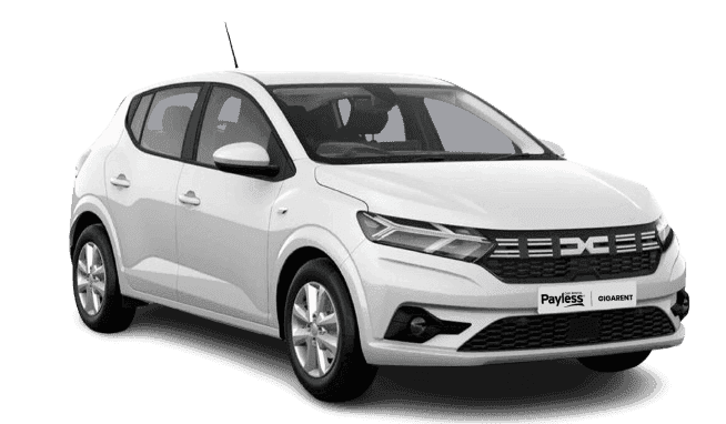 Dacia Sandero na dlhodobý prenájom od Payless Gigarent.